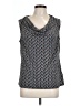 Nine West Blue Sleeveless Blouse Size L - photo 1