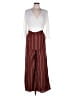 E&M Collection Burgundy Jumpsuit Size L - photo 1
