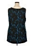 Kate Hill Blue Sleeveless Blouse Size 3X - photo 2