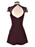BCBGeneration 100% Polyester Burgundy Romper Size 4 - photo 2