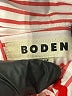 Boden 100% Cotton Stripes Red Long Sleeve Blouse Size 10 - photo 6