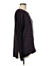 Vince. 100% Silk Black Purple Long Sleeve Top Size M - photo 4