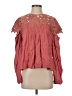 Saylor 100% Polyester Pink Long Sleeve Blouse Size S - photo 1
