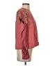 Saylor 100% Polyester Pink Long Sleeve Blouse Size S - photo 4
