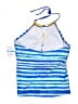24th & Ocean Stripes Blue Swimsuit Top Size XL - photo 2