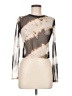 Bershka Silver Long Sleeve Top Size M - photo 1