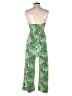 Justify Tropical Green Jumpsuit Size S - photo 2
