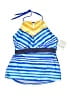 24th & Ocean Stripes Blue Swimsuit Top Size XL - photo 1