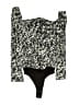 Express 100% Polyester Black Bodysuit Size XXS - photo 1