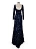 Unbranded Stars Blue Cocktail Dress Size 2 - photo 2