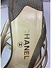 Chanel Metallic Silver Tan Vintage Knot Sandals Size EU 39 - photo 6