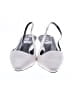 Ann Taylor Silver White Flats Size 9 - photo 2
