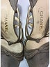 Chanel Metallic Silver Tan Vintage Knot Sandals Size EU 39 - photo 5