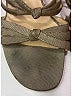 Chanel Metallic Silver Tan Vintage Knot Sandals Size EU 39 - photo 4
