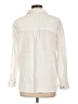 Jessica Simpson Houndstooth Ivory Long Sleeve Button-Down Shirt Size L - photo 2