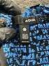 Aqua Animal Print Blue Cocktail Dress Size M - photo 4
