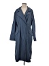 Athleta 100% Nylon Blue Trenchcoat Size S - photo 1