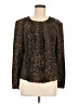 Cynthia Steffe Animal Print Brown Long Sleeve Blouse Size 8 - photo 1