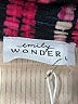 Emily Wonder 100% Polyester Stripes Pink Jacket Size L - photo 6