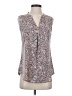 Gaharu 100% Polyester Blue Sleeveless Blouse Size S - photo 1