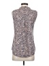 Gaharu 100% Polyester Blue Sleeveless Blouse Size S - photo 2