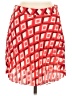 Zara Argyle Red Casual Skirt Size M - photo 1