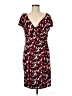 Kasper Print Red Casual Dress Size M - photo 1