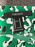 Forever 21 100% Polyester Print Green Casual Skirt Size M - photo 3