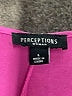 Perceptions Purple Casual Dress Size L - photo 7