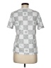 Assorted Brands Checkered-gingham Silver Short Sleeve T-Shirt Size M - photo 2