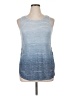 Mossimo 100% Modal Blue Sleeveless T-Shirt Size XL - photo 1