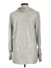 retrology Metallic Silver Turtleneck Sweater Size L - photo 2