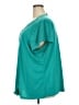 Lane Bryant Teal Short Sleeve Blouse Size 26 - 28 Plus - photo 5