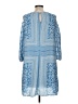 Luxology 100% Polyester Blue Casual Dress Size 8 - photo 2