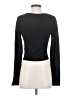 Francesca's Black Long Sleeve Top Size S - photo 2
