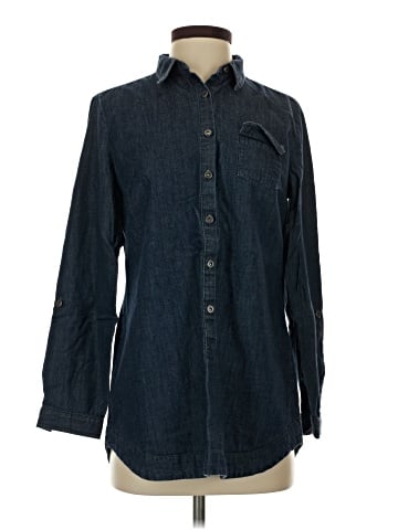 Liz Claiborne Long Sleeve Button-Down Shirt (view 1)