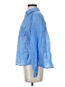wonderly Blue Long Sleeve Blouse Size S - photo 5