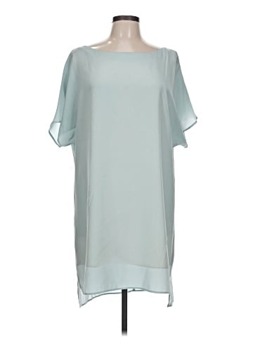 Lavender Brown Short Sleeve Blouse (view 1)