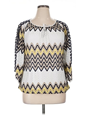 Tacera 3/4 Sleeve Blouse (view 1)