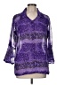 Prianka's Collection 100% Polyester Purple 3/4 Sleeve Blouse Size M - photo 1