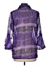 Prianka's Collection 100% Polyester Purple 3/4 Sleeve Blouse Size M - photo 2