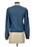 Vila 100% Tencel Blue Long Sleeve Blouse Size EU 34 / US 4 - photo 2