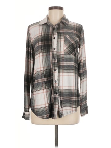 J for Justify Long Sleeve Button-Down Shirt (view 1)