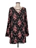 Xhilaration Floral Black Casual Dress Size M - photo 1