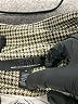 White House Black Market Houndstooth Gray Blazer Size 4 - photo 6