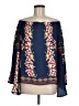 Assorted Brands 100% Polyester Blue 3/4 Sleeve Blouse Size M - photo 1