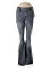 CAbi Chevron-herringbone Gray Jeans Size 6 - photo 1