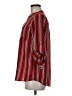 Belle Tweed 100% Polyester Stripes Red 3/4 Sleeve Blouse Size M - photo 5