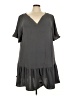 Assorted Brands Solid Gray Casual Dress Size 3X - photo 1