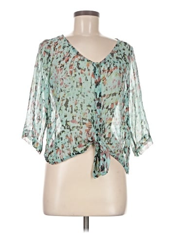 Gypsy 05 3/4 Sleeve Silk Top (view 1)